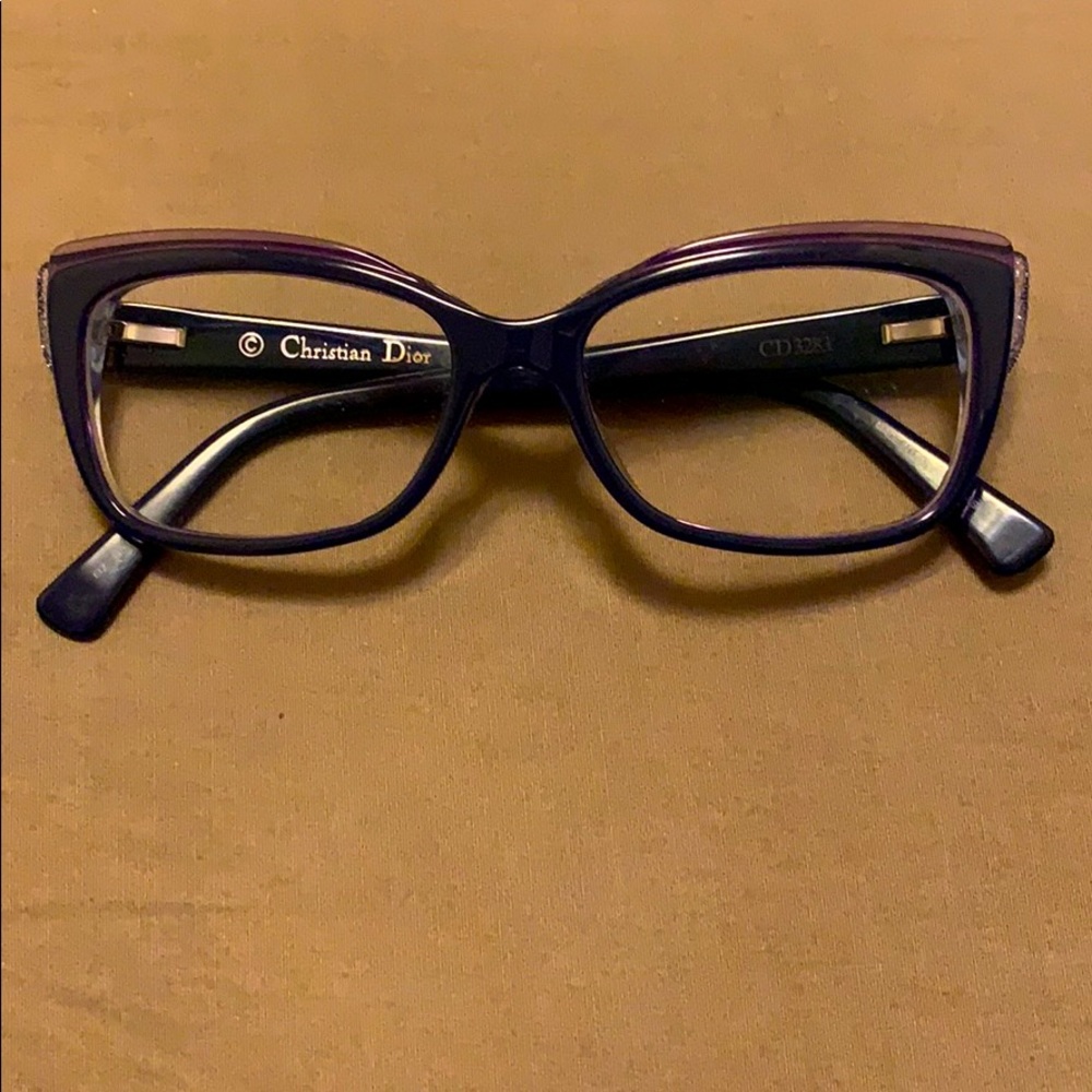 Purple and Silver Christian Dior frames